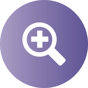 ePHI Assessment icon - Magnifying glass