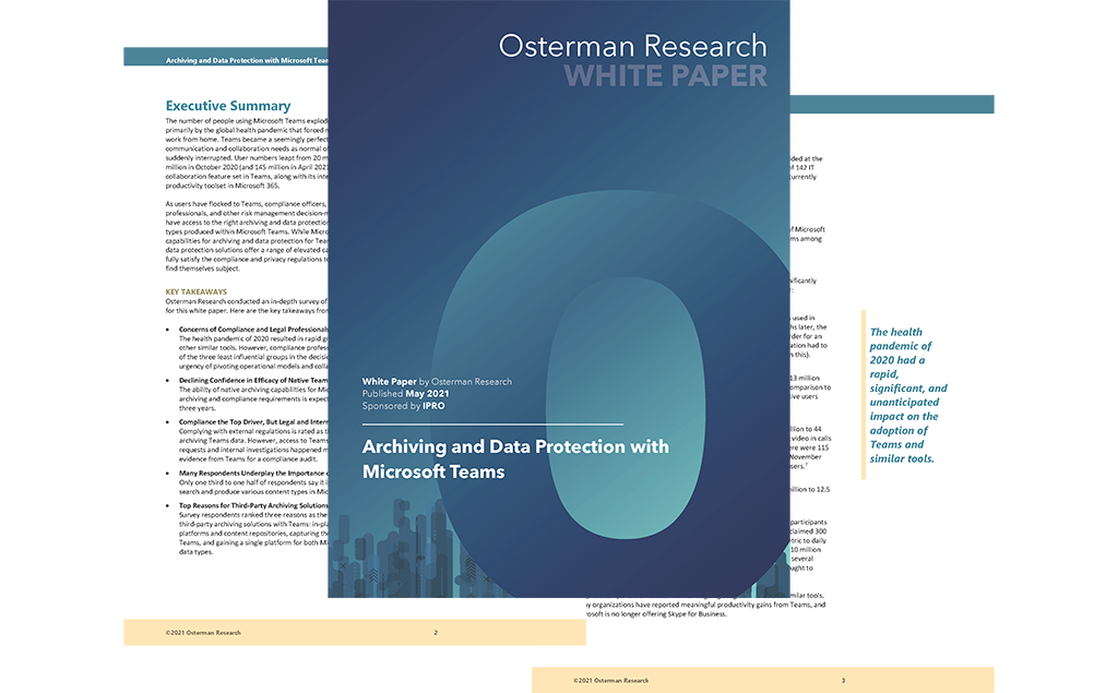 Osterman Research paper PDF preview