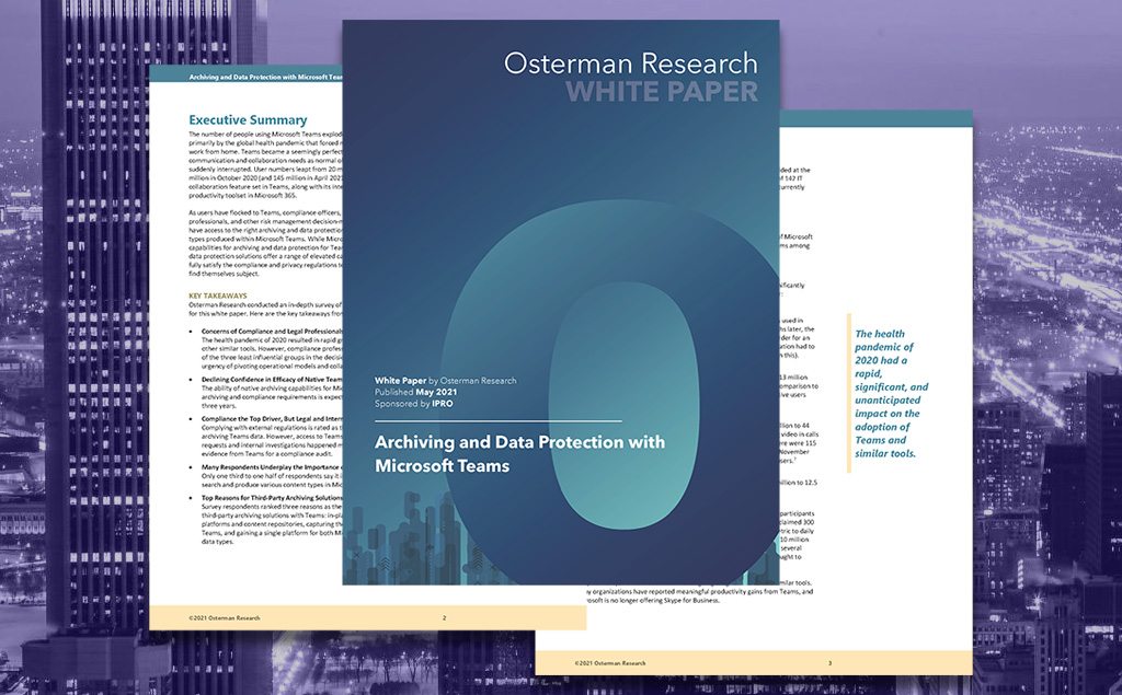 Osterman Research white paper preview