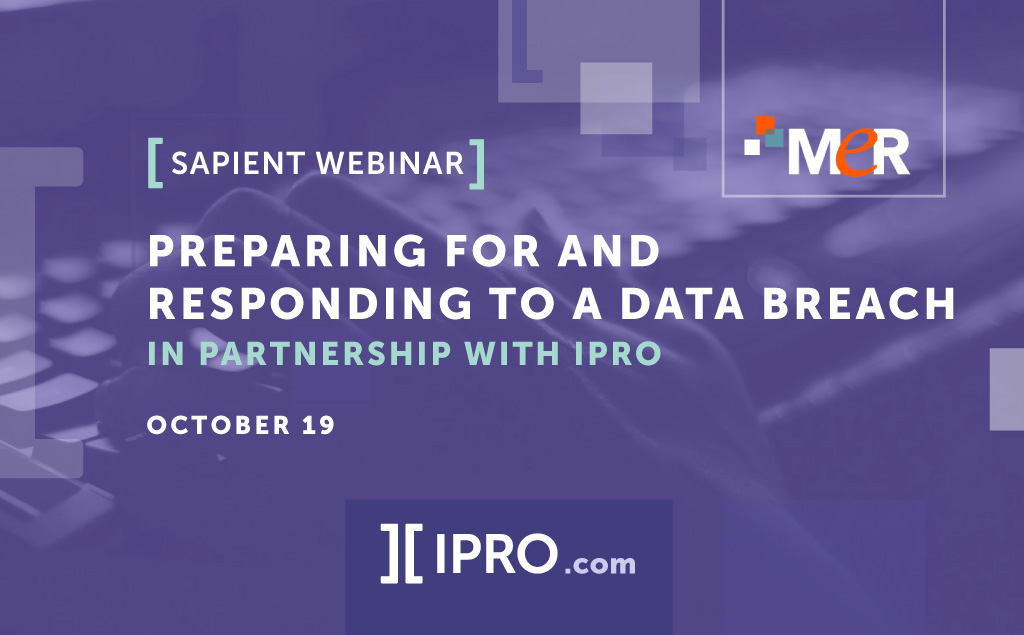 Preparing for and Responding to a Data Breach October 19