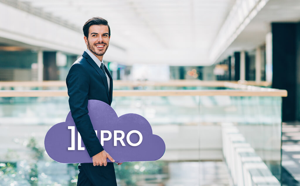 Happy man with IPRO Cloud