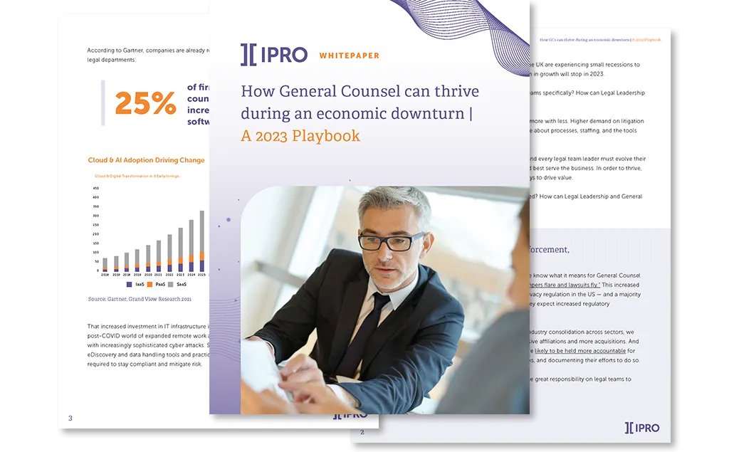 How General Counsel can thrive during an economic downturn | A 2023 Playbook