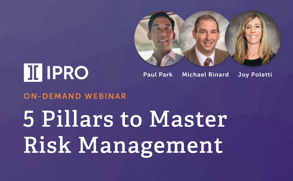 5 Pillars to Master Risk Management