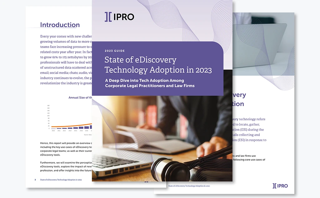 State of eDiscovery Technology Adoption in 2023